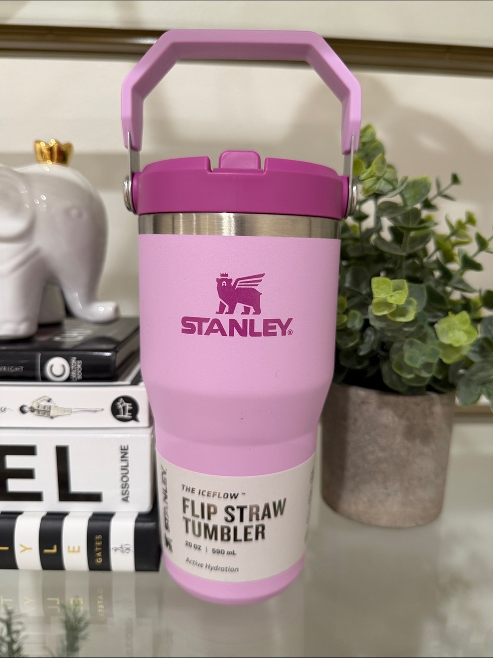 Stanley Two-Tone Pink Flip Straw Tumbler